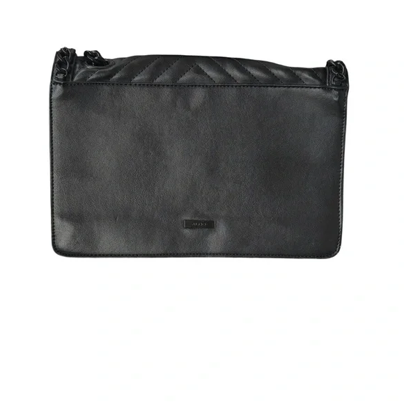 Aldo Greenwald black quilted chain detail crossbody bag - Picture 6 of 12